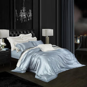 Bluebell Mulberry Silk Duvet Set angle view