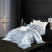 Bluebell Mulberry Silk Duvet Set angle view