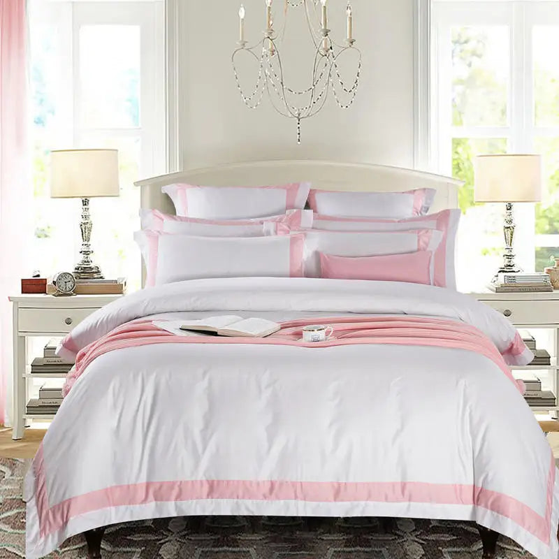 Blush Hotel Excellence Egyptian Cotton Bedding Set - front