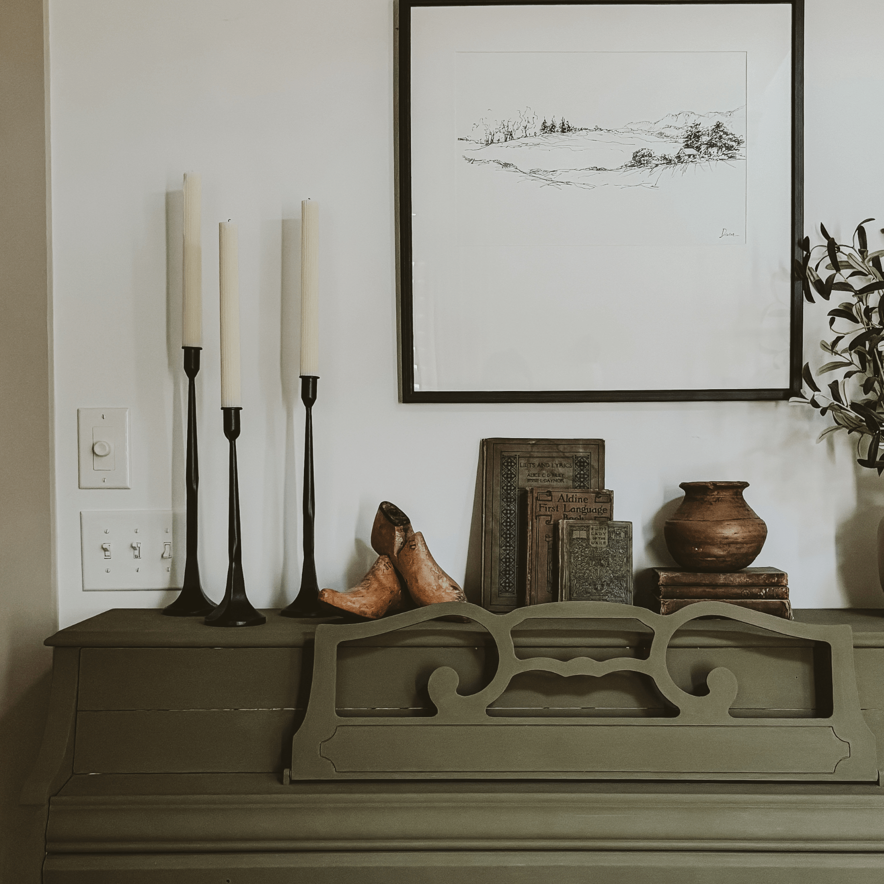 Cast Iron Taper Candle Holders