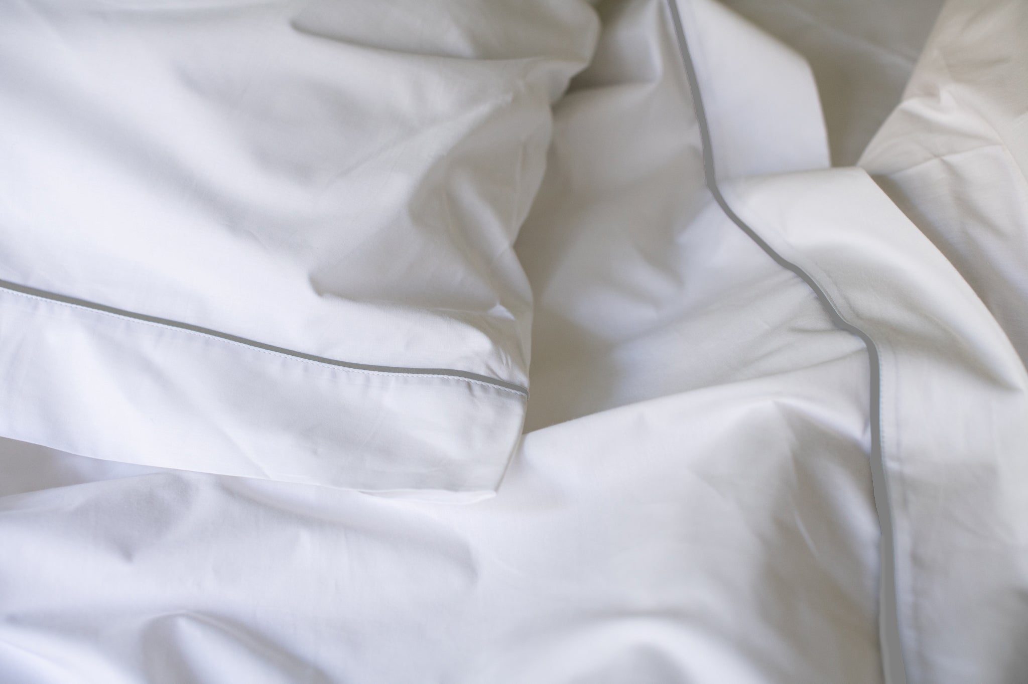 USA Grown/Organic Cotton Sheet Set with Piping