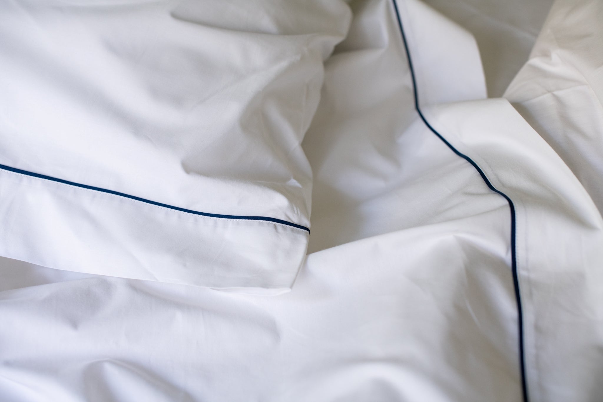 USA Grown/Organic Cotton Sheet Set with Piping