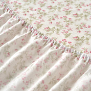 Delicate Rose Floral Cotton Sheet Set