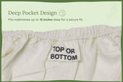 Organic Sateen Bed Sheets Set
