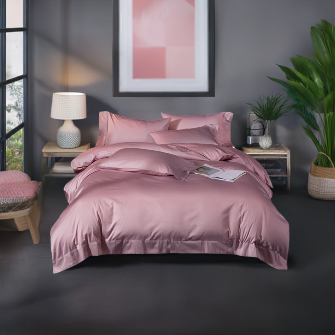 Pink & Gray Bedroom with Duchess Pink Bedding