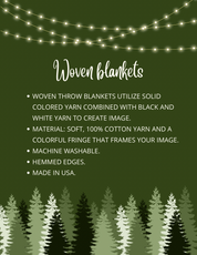 Christmas Woven Blankets For Holiday Season. Poinsettia Flowers Home Decor For Christmas Season Or Winter Decoration. Christmas Floral Gift