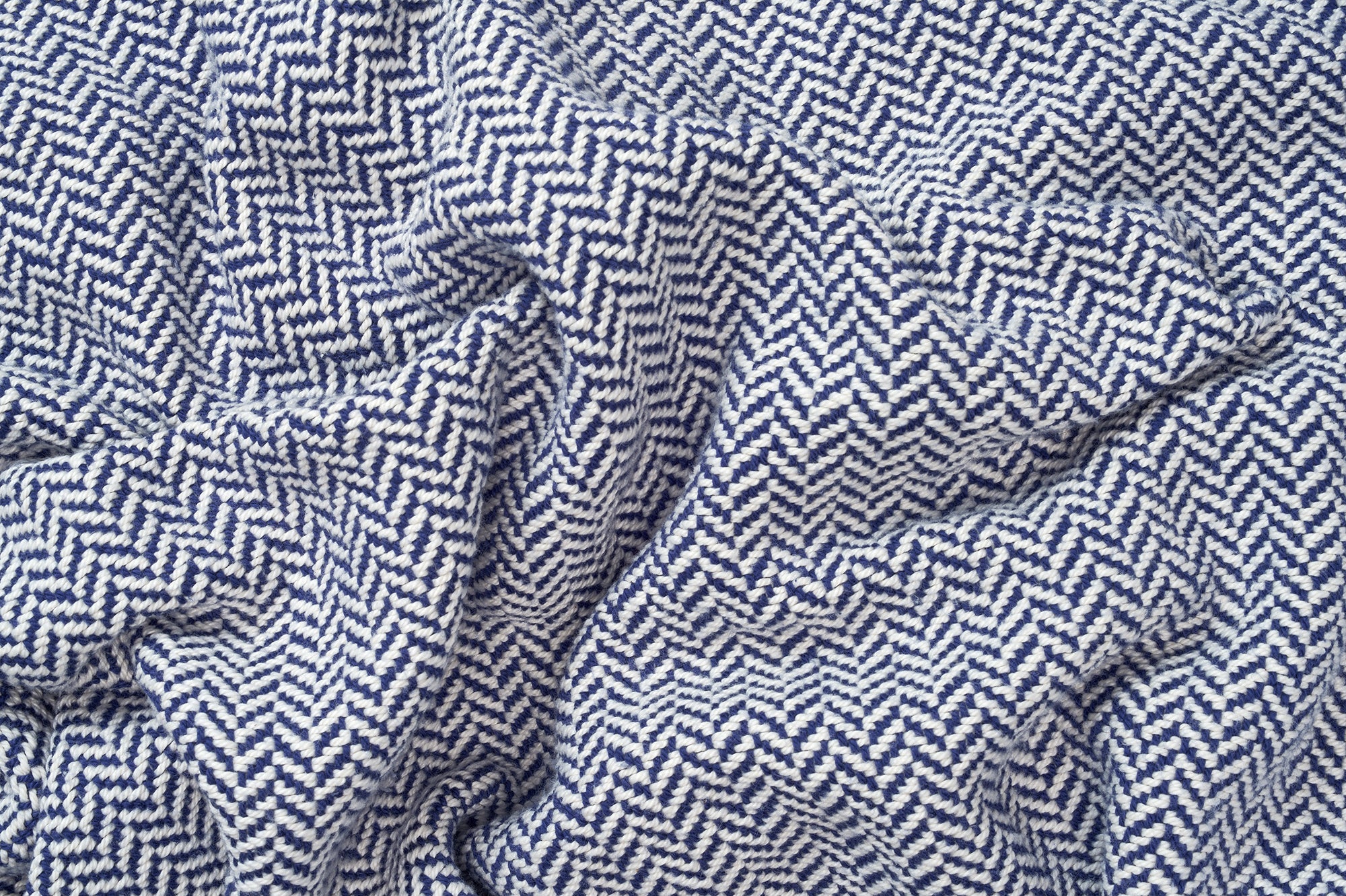 Herringbone Weave Organic Cotton Blanket