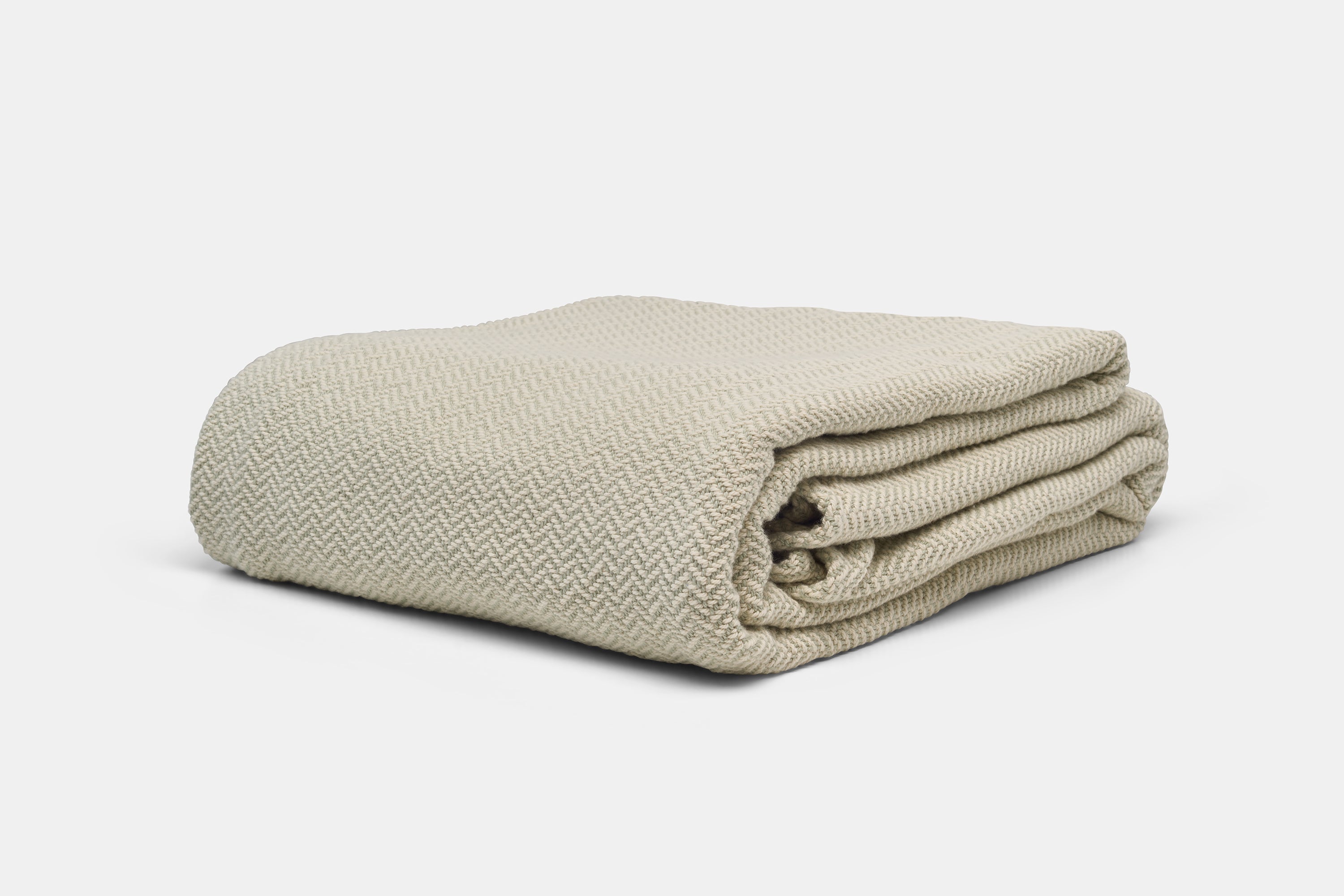 Herringbone Weave Organic Cotton Blanket