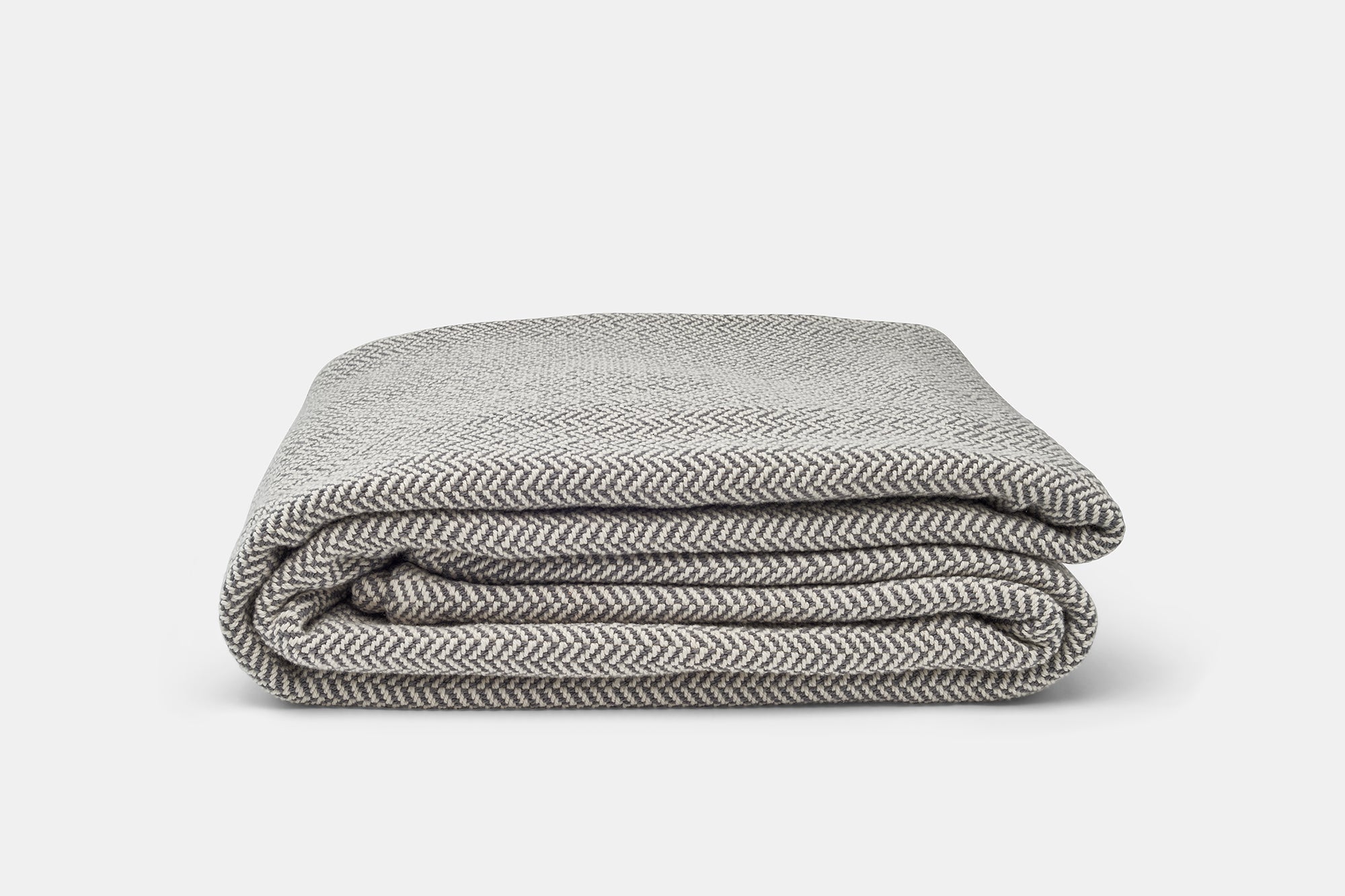 Herringbone Weave Organic Cotton Blanket