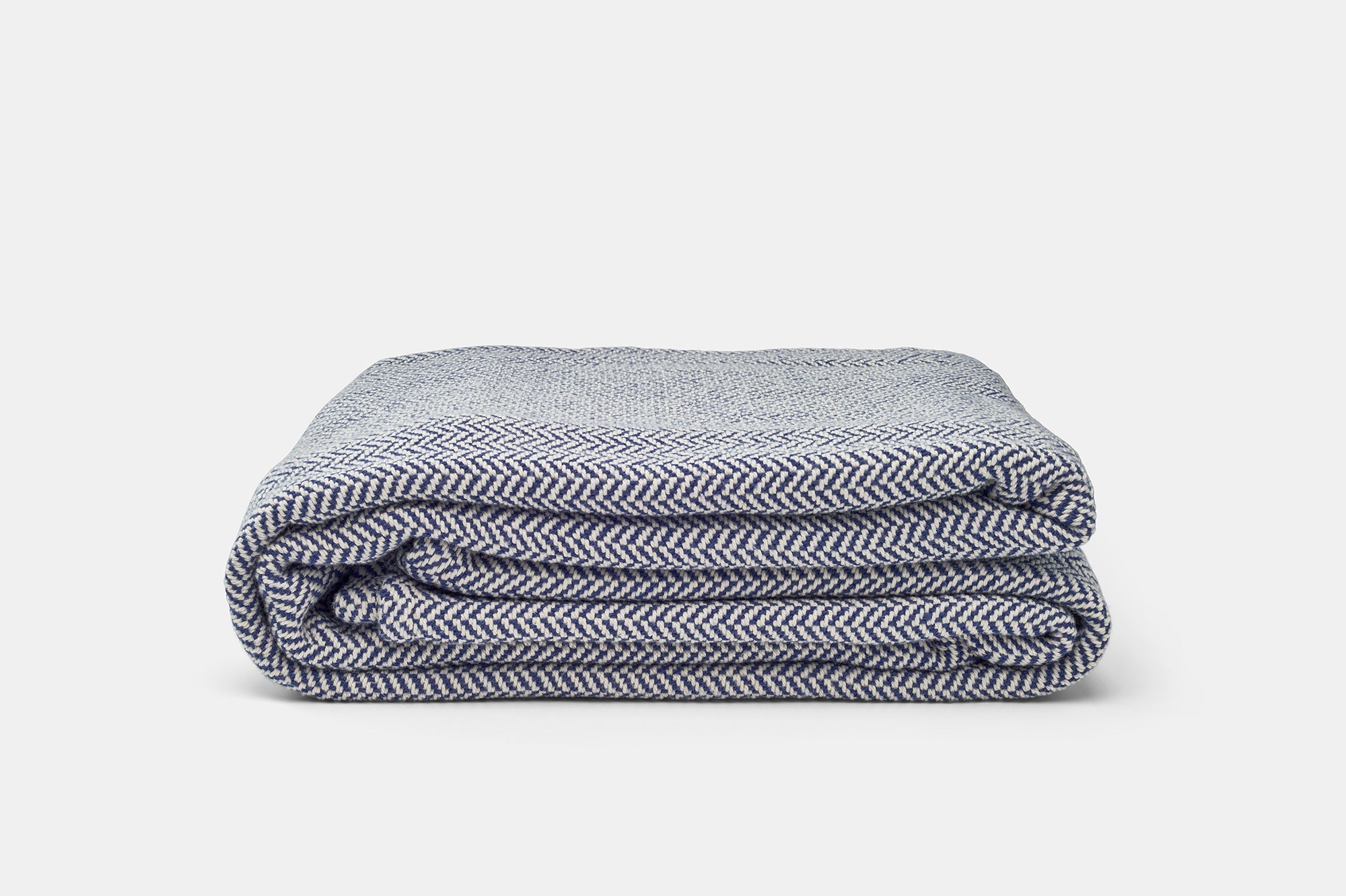 Herringbone Weave Organic Cotton Blanket