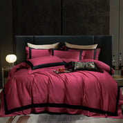 Garnet Noir Bedding Set Front View