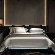 Gilded Palladium Satin Bedding Set - front