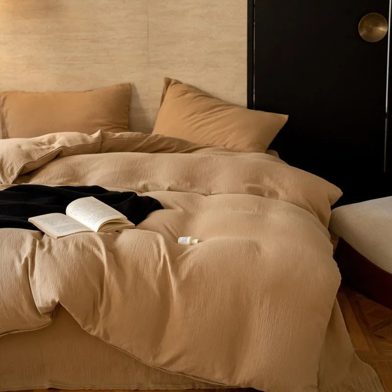 Grand Dune Linen Bedding Set - close view