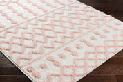 Darva Pink Plush Area Carpet