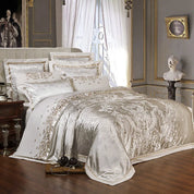 Imperial Pearl Satin Bedding Set - angle view