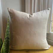 Ivory Snowflake Embroidered Pillow Cover