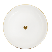 Gold Heart Jewelry Dish
