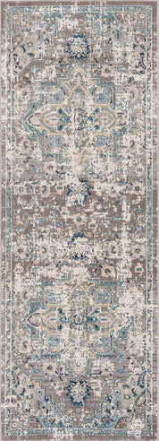 Cabacungan Gray & Blue Washable Area Rug