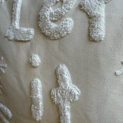 Let it Snow Embroidered Pillow Cover