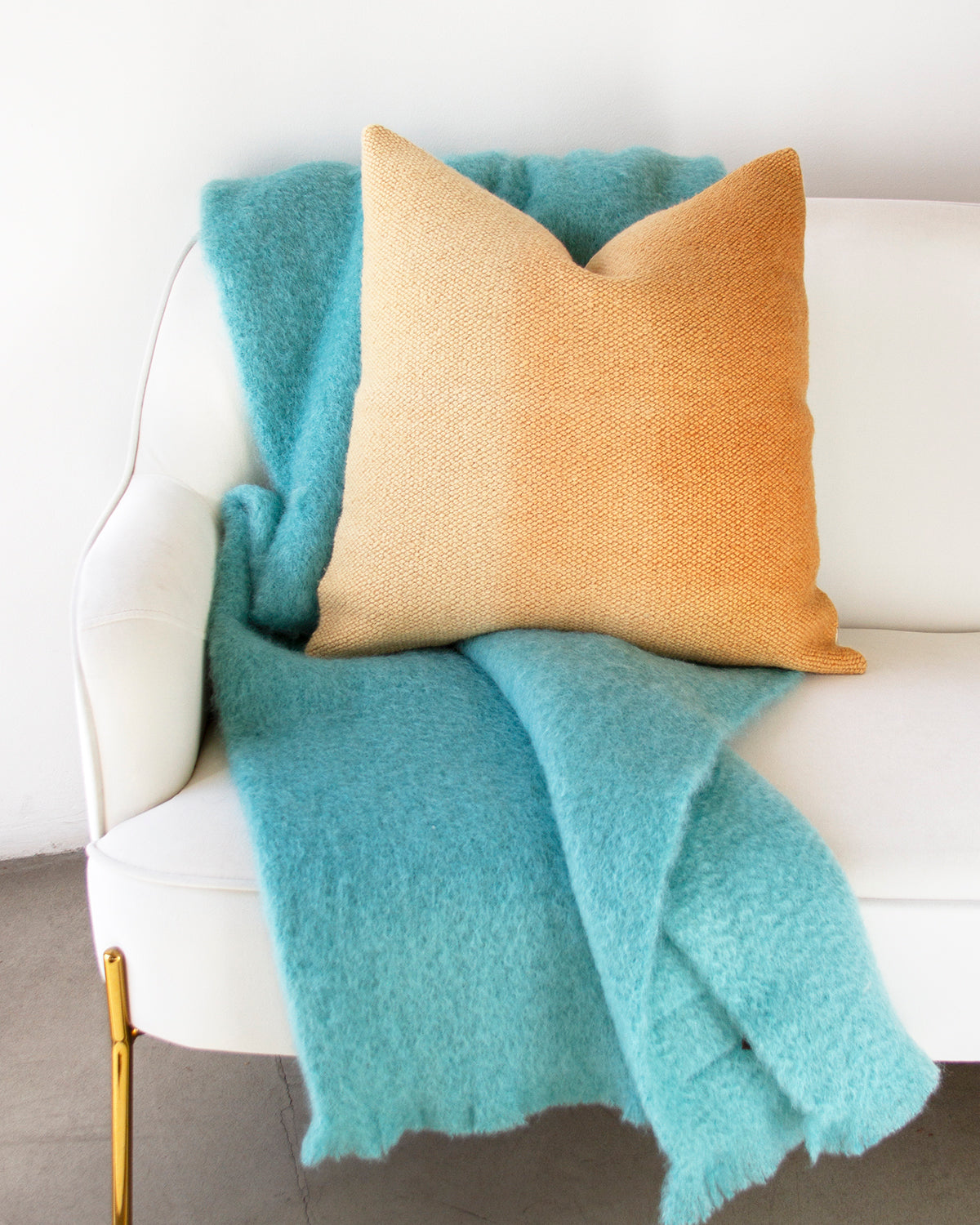 Aquamarine Throw on Chair