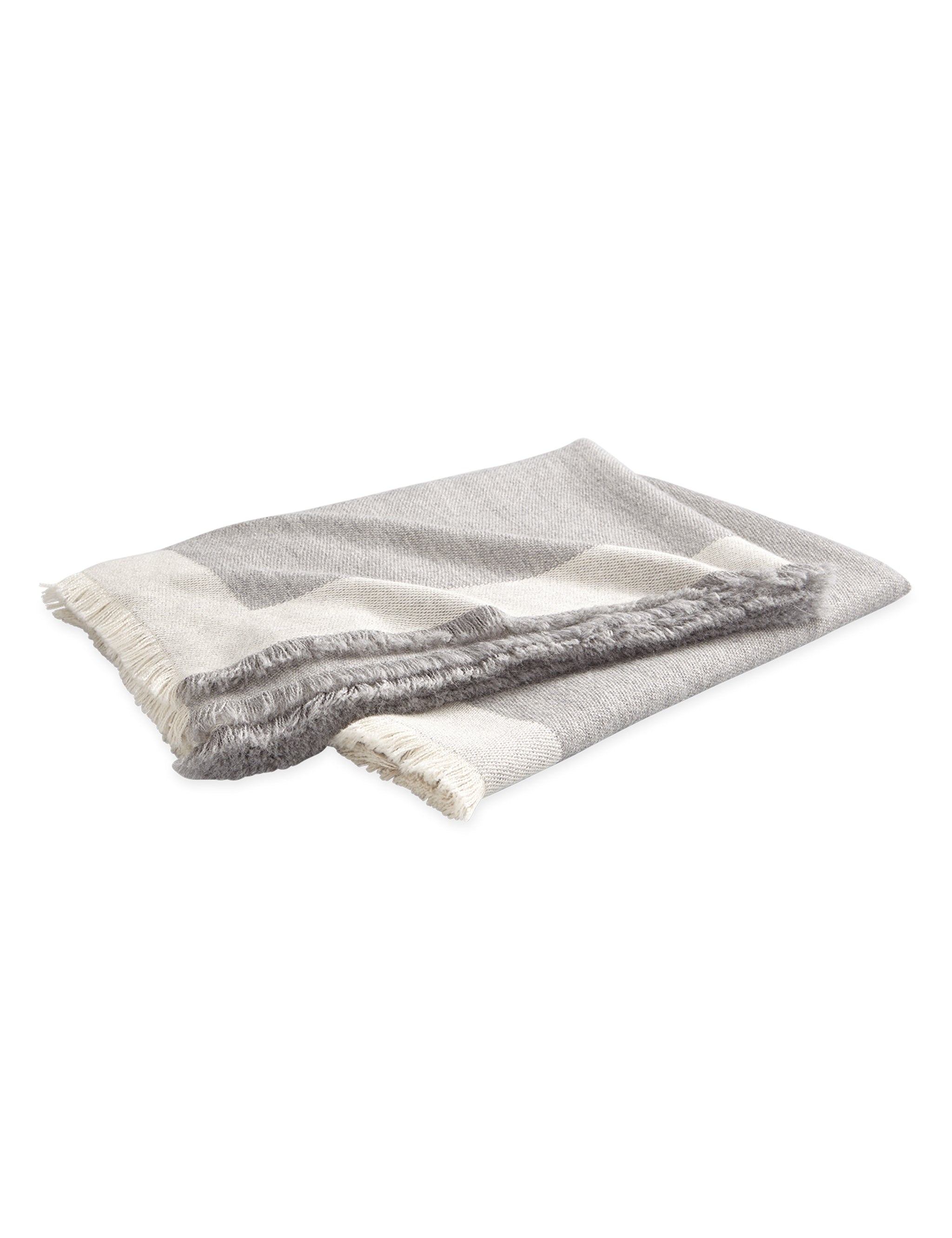Matouk Alpaca Throw, Gray
