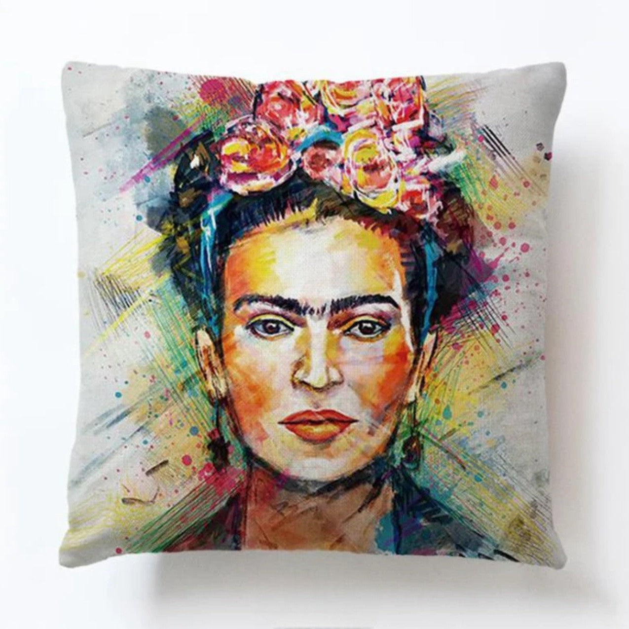 Modern Art Frida Throw Pillow