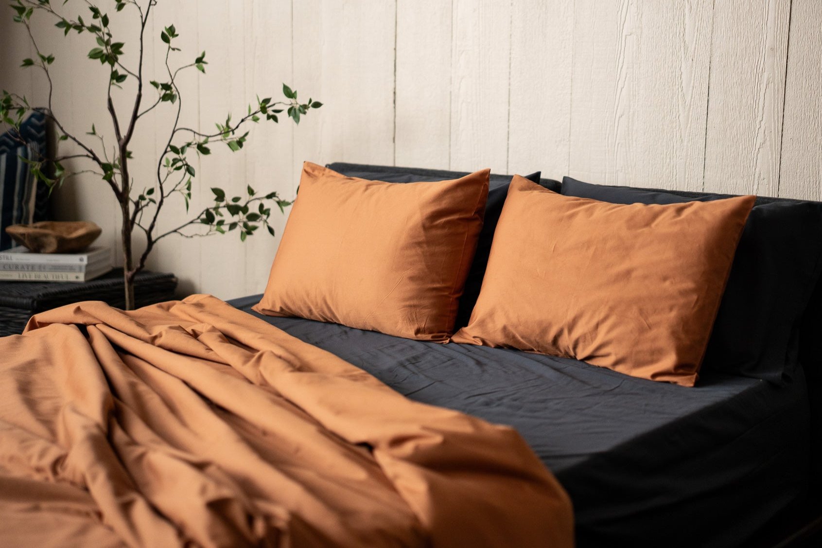 Sateen Organic Cotton Duvet Cover Set