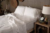 Crinkle Percale Certified Organic Cotton Sheet Set