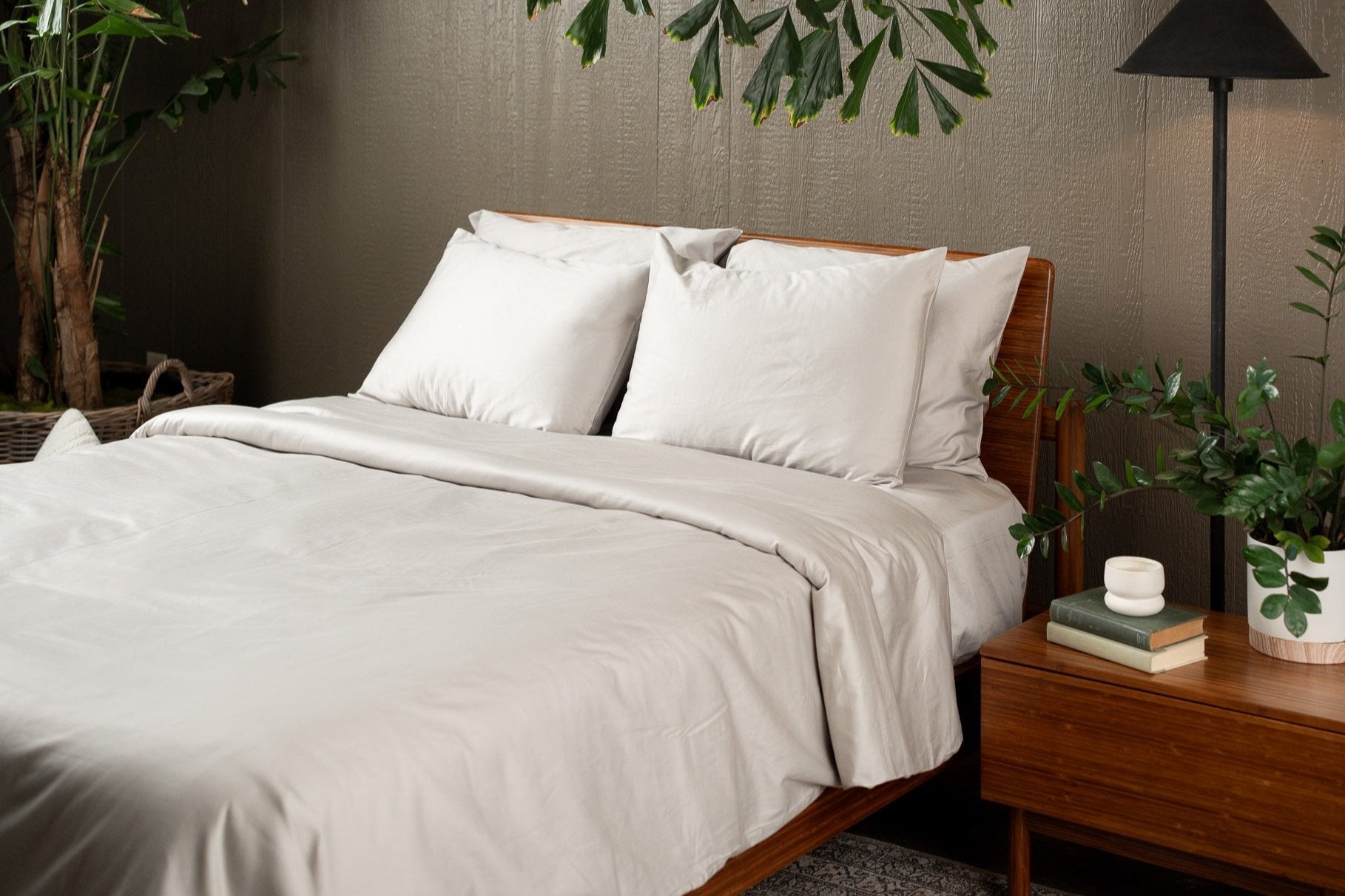 Sateen Organic Cotton Duvet Cover Set