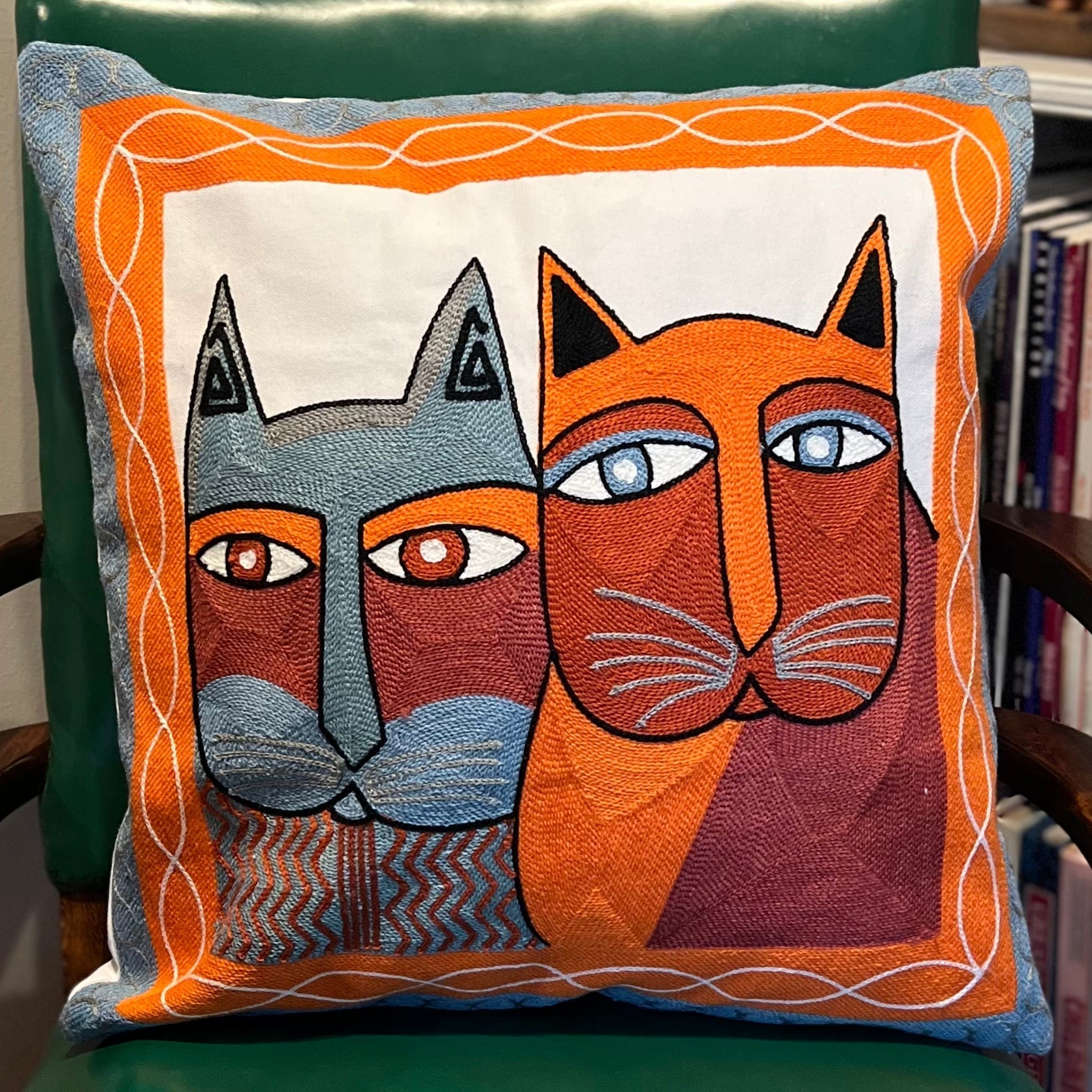 Orange-Blue-Abstract-Cats-Embroidered-Pillow-Cover-2.jpg
