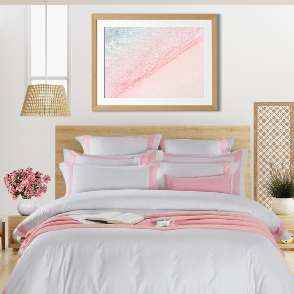 Pink Coastal Bedroom Idea