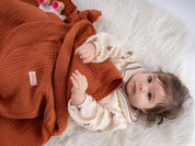 Quilted 4 Layers Muslin Blanket