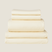 Organic Cotton Sateen Sheet Set & Duvet Cover
