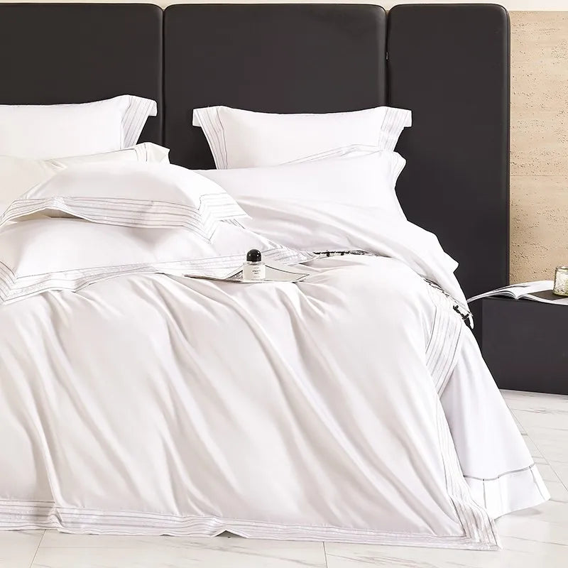 Silver Lining Serenity Egyptian Cotton Bedding Set - close