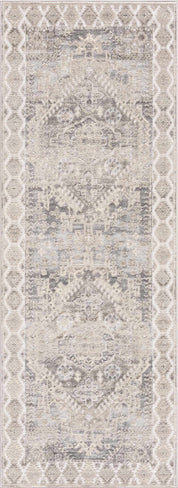 Brend Taupe Medallion Area Rug
