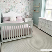 Deron White Washable Area Rug