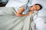 Herringbone Weave Organic Cotton Blanket