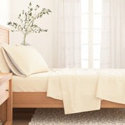 Cotton Solid Flannel Sheet - Nordic Collection