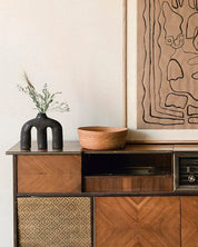 Anatomy Vase on console table