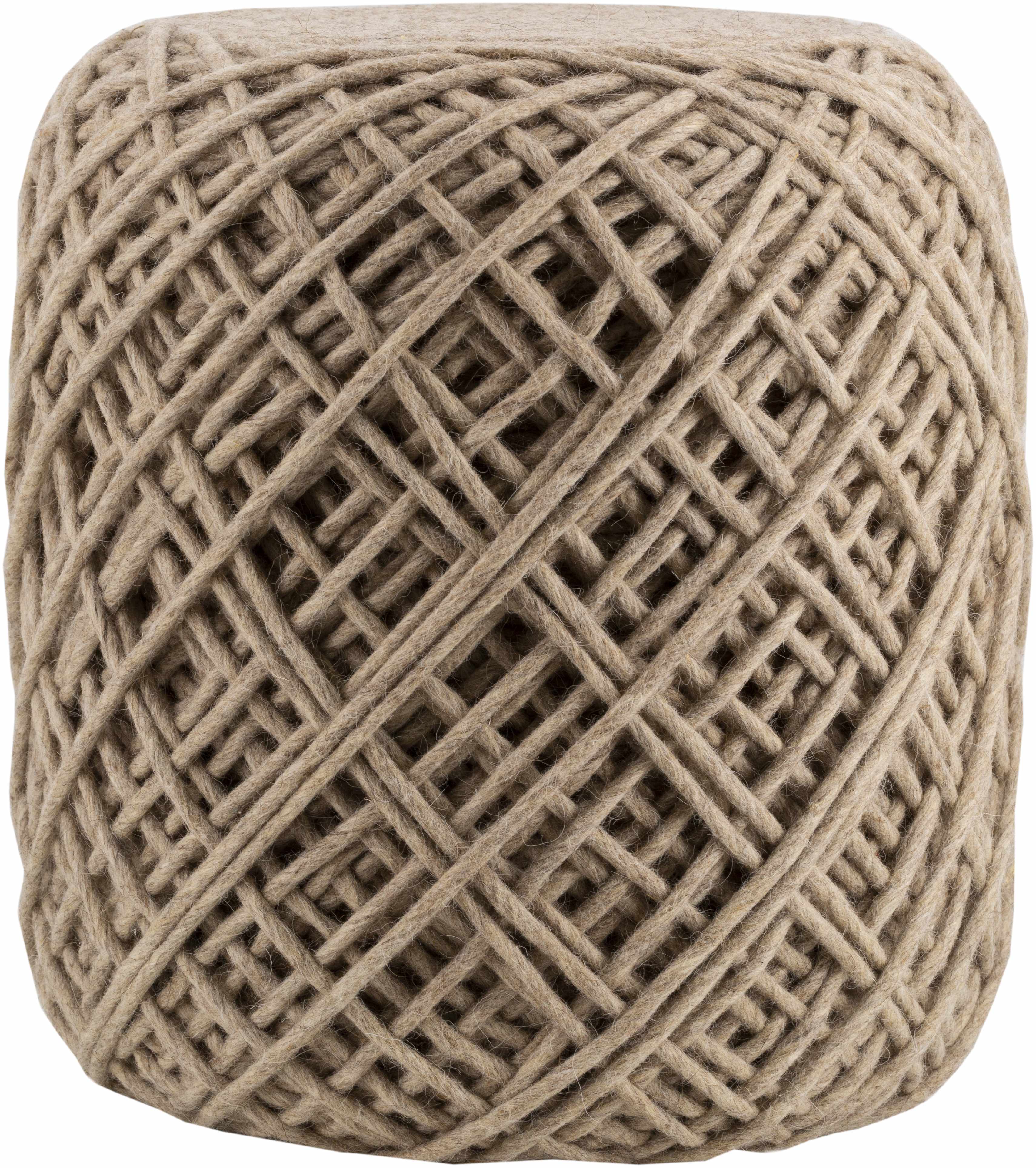 Bellingen Handwoven Textured Pouf