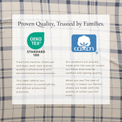 Turkish Cotton Flannel Sheet Set - Plaid & Stripe Collection