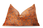 Canvello Decorative Soft Brownish Orange Throw Pillow - 16X24 in