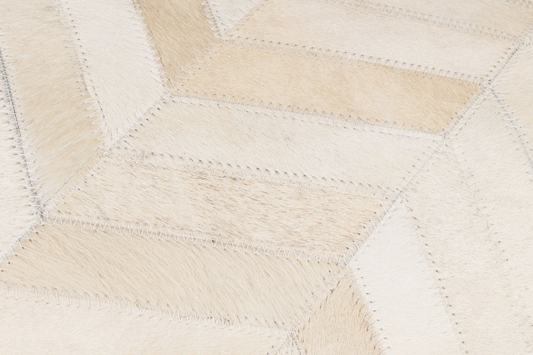 Patchwork Cowhide Leather Throw Pillow