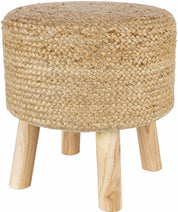Tagaytay Natural Wood Stool Ottoman