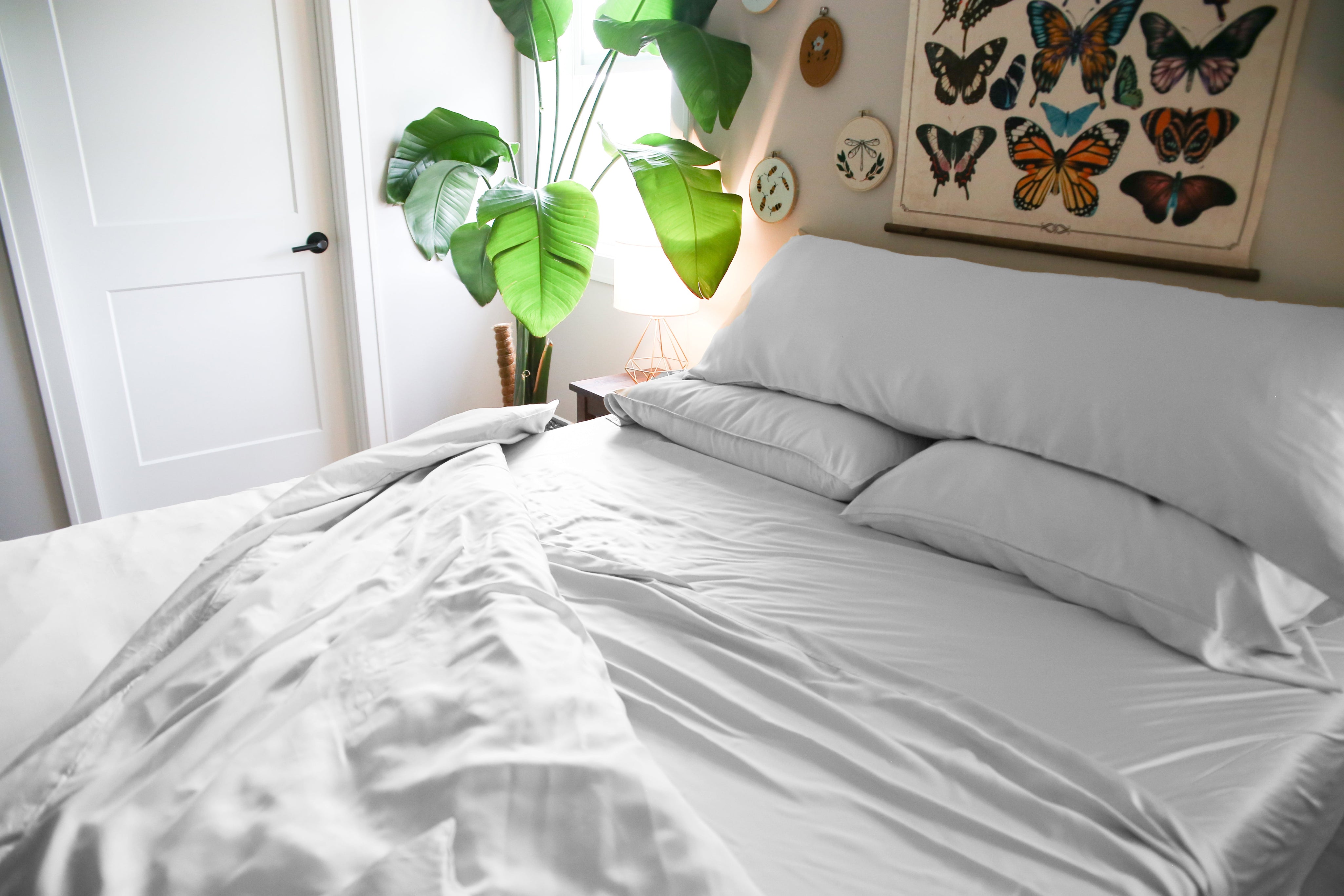 Pillowtex Copper Infused Bamboo Sheet Set | Antimicrobial, Cooling, and Breathable