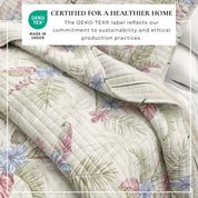Floral Printed Cotton Quilt Set - Mendocino Collection
