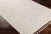 Dauin 3D Rainbow Area Rug with Tassels