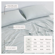 TENCEL™ Lyocell & Linen Blend Sheet Set - Magdalena Collection