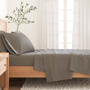 Cotton Solid Flannel Sheet - Nordic Collection