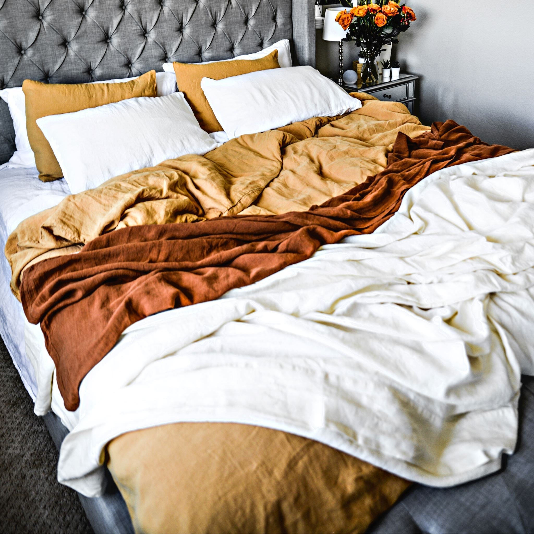 European Linen Duvet Cover Set